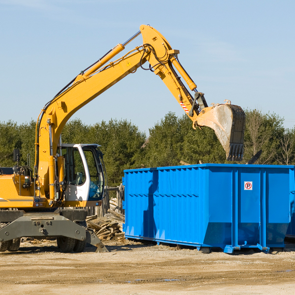 what happens if the residential dumpster is damaged or stolen during rental in Lysite WY